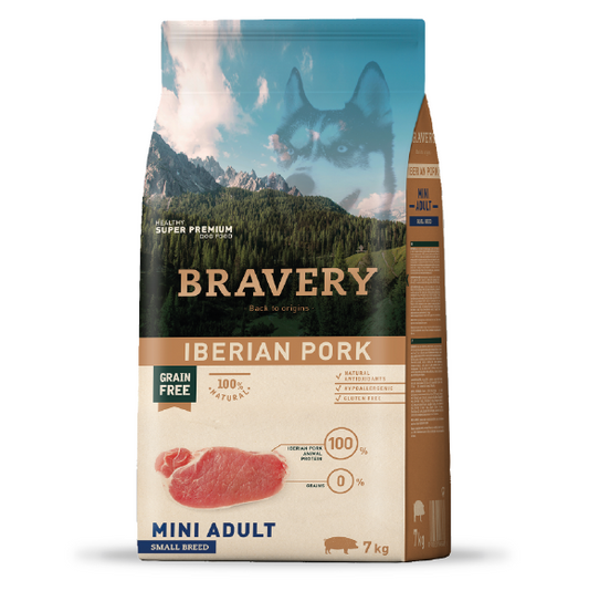 Bravery Dog Iberian Pork Mini Adult 7 Kg