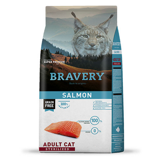 Bravery Cat Salmon Adult Sterilized 7 Kg